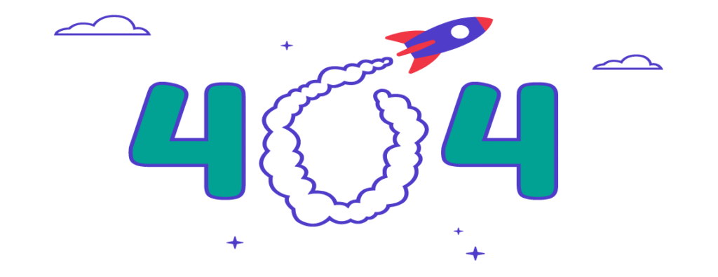 A creative 404 error graphic where the zero in 