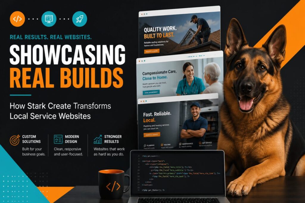 Image suggestion: Screenshot of the custom service request form on the plumbing company’s website