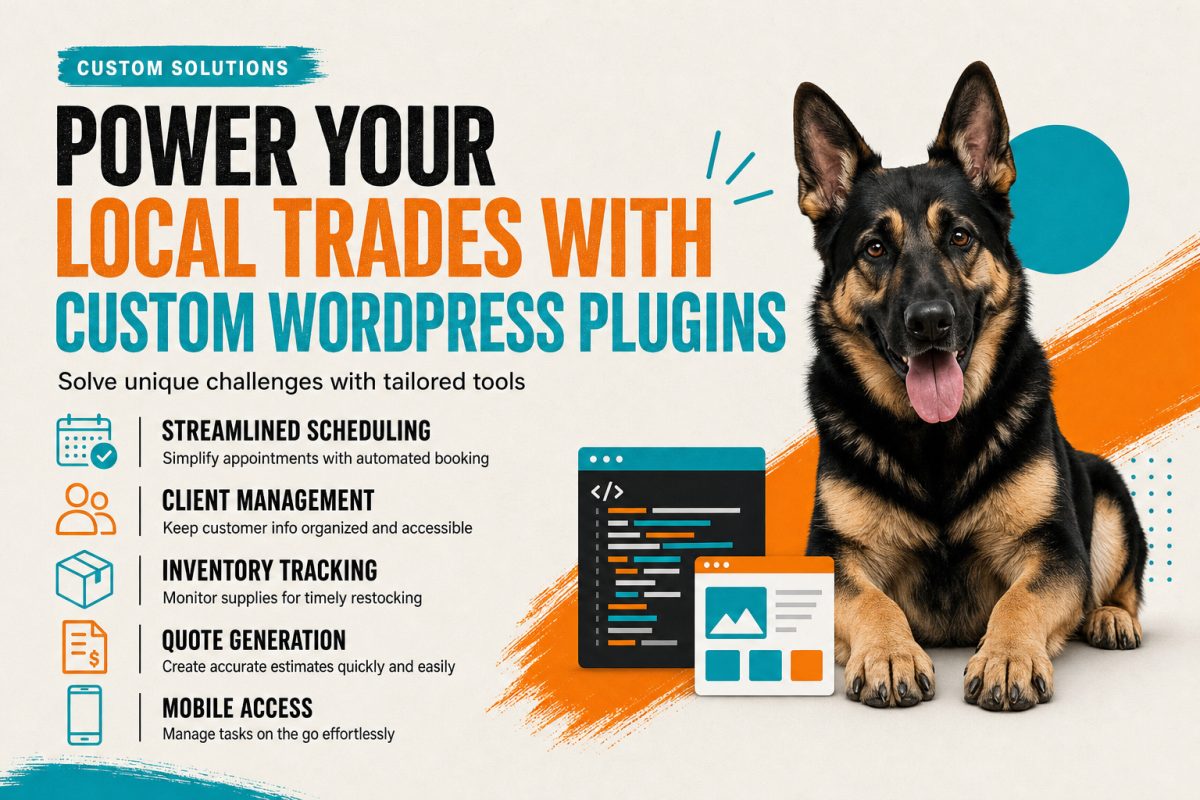 Screenshot of a custom WordPress booking plugin interface